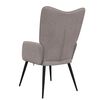 vidaXL Relaxsessel Taupe Stoff