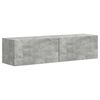vidaXL TV-Wandschrank 2 pcs Beton 60 x 31 x 29,5 cm Holzwerkstoff