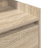 vidaXL Nachttische mit 2 Schubladen 2 Stk. Sonoma-Eiche 38x34x80 cm