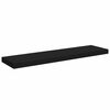 vidaXL Schweberegale 4 Stk. Schwarz 90x23,5x3,8 cm MDF