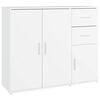 vidaXL Sideboard Wei&szlig; 91x29,5x75 cm Holzwerkstoff