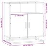 vidaXL Sideboard R&auml;uchereiche 68x35x76 cm Holzwerkstoff