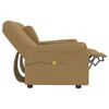 vidaXL Relaxsofa 2-Sitzer mit Getr&auml;nkehalter Taupe