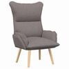 vidaXL Sessel Taupe 69 x 74 x 93 cm Stoff und Sperrholz