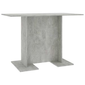 vidaXL Esstisch Betongrau 110x60x75 cm Holzwerkstoff