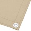 vidaXL Balkon-Sichtschutz Beige 75x1000 cm 100 % Polyester-Oxford