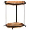 vidaXL Beistelltisch Ø55x60 cm Massivholz Akazie
