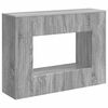 vidaXL Konsolentisch Graues Sonoma 101 x 29 x 74 cm Holzwerkstoff