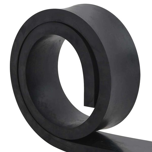 vidaXL Gummileiste f&uuml;r Schneepflug Schwarz 180x8x2 cm