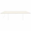 vidaXL Markise Manuell Einziehbar mit LED 6x3 m Creme