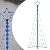 vidaXL LED Weihnachtsbaum 447 LEDs Blau 250 cm