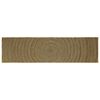 vidaXL Bereichsteppich Schwarz 80 x 300 cm Jute