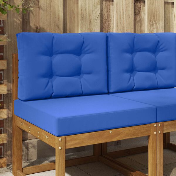 vidaXL Sofakissen f&uuml;r drau&szlig;en 2 pcs T&uuml;rkis Polyester