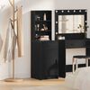 vidaXL Highboard Schwarz Eichen-Optik 40 x 40,5 x 135 cm Holzwerkstoff