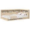 vidaXL B&uuml;cherregal-Bett Sonoma-Eiche 120 x 190 cm Holzwerkstoff