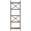 vidaXL B&uuml;cherregal Altholz 56 x 34 x 171 cm Holzwerkstoff
