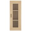 vidaXL Highboard Sonoma-Eiche 34,5x34x180 cm Holzwerkstoff