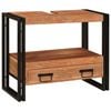 vidaXL Waschtischunterschrank Braun 71 x 33 x 58 cm Massivholz Akazie