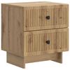 vidaXL Nachttisch Artisan-Eiche 43 x 34,5 x 47,5 cm Holzwerkstoff