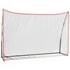vidaXL Golf-&Uuml;bungsnetz Schwarz und Rot 305x91x213 cm Polyester