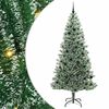 vidaXL K&uuml;nstlicher Weihnachtsbaum beschneit mit LED Licht 240 cm