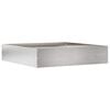 vidaXL Raseneinfassung Silber 60 x 60 x 13 cm Edelstahl
