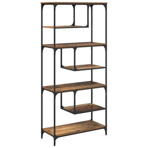 vidaXL B&uuml;cherregal Altholz 81 x 36 x 176 cm Holzwerkstoff