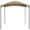 vidaXL Pavillon 3x3x2,65 m Taupe 180 g/m²