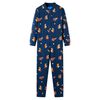 vidaXL Kinder-Schlafanzug Einteiler Jeansblau 104