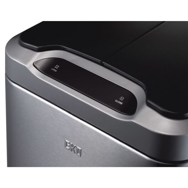 EKO Sensor-M&uuml;lleimer Phantom 2x20 L Mattsilbern