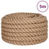 vidaXL Juteseil 5 m L&auml;nge 60 mm St&auml;rke