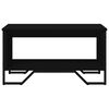vidaXL Couchtisch Schwarz 75x51x40 cm Holzwerkstoff