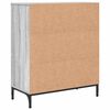 vidaXL Sideboard Graues Sonoma 69,5 x 33 x 82 cm Holzwerkstoff