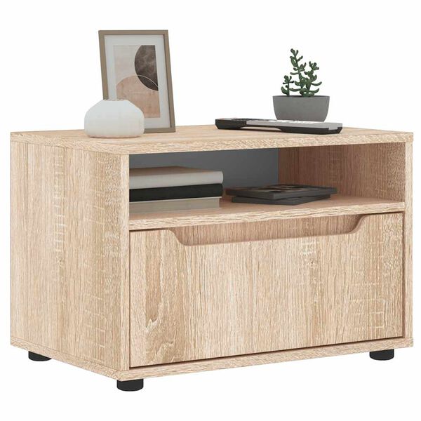 vidaXL TV-Schrank VISNES Sonoma-Eiche 60x40x38 cm Holzwerkstoff
