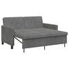 vidaXL Schlafsofa Dunkelgrau Stoff