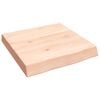 vidaXL Waschtischplatte 40x40x(2-6) cm Massivholz Unbehandelt