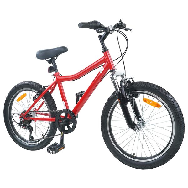 vidaXL Kinderfahrrad 20 Zoll 6-Speed f&uuml;r 6-11 Jahre alt Rot