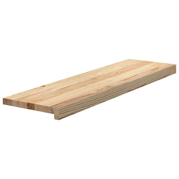 vidaXL Treppenstufen 8 Stk. Unbehandelt 90x30x2 cm Massivholz Eiche