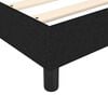 vidaXL Boxspringbett mit Matratze Schwarz 140x190 cm Stoff