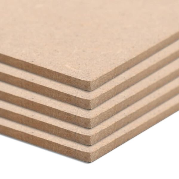 vidaXL MDF-Platten 4 St&uuml;ck Quadratisch 60x60 cm 12 mm
