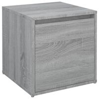 vidaXL Schubladenbox Grau Sonoma 40,5x40x40 cm Holzwerkstoff