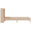 vidaXL Massivholzbett mit Regal ohne Matratze 90x200 cm Kiefer