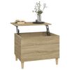 vidaXL Couchtisch Sonoma-Eiche 60x44,5x45 cm Holzwerkstoff