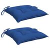vidaXL Stuhlkissen 2 Stk. Blau 40x40x7 cm Oxford-Gewebe