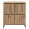 vidaXL Sideboard Artisan-Eiche 60 x 35 x 70 cm Verbundholz und Eisen