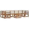 vidaXL Outdoor-Sofagarnitur 8 pcs Natur Massivholz Akazie
