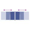 vidaXL Seitenmarkise Ausziehbar Blau 220x600 cm