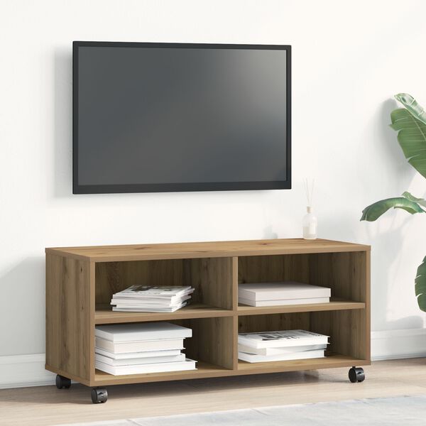 vidaXL TV-Schr&auml;nk Braun 90 x 35 x 40,5 cm Holzwerkstoff