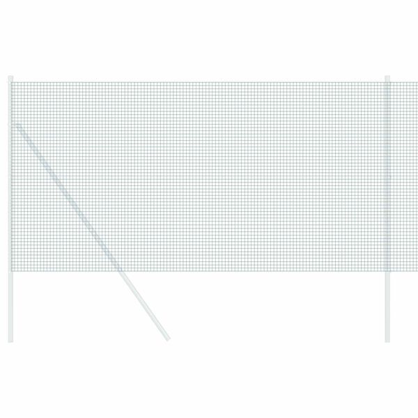 vidaXL Geschwei&szlig;ter Drahtzaun Gr&uuml;n 1,4 x 50 m