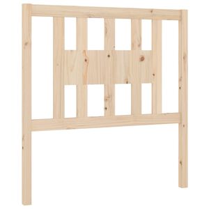 vidaXL Kopfteil 96x4x100 cm Massivholz Kiefer